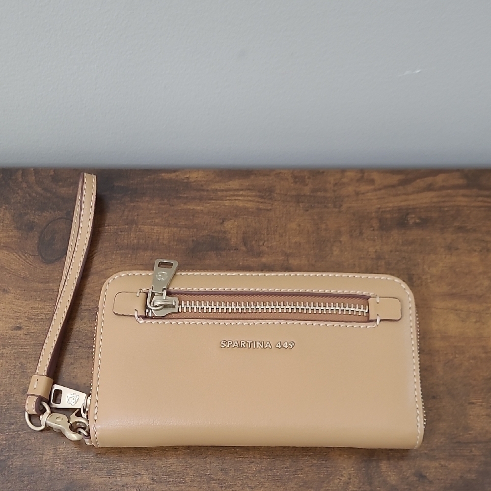 Spartina 449 Tan Wristlet Wallet